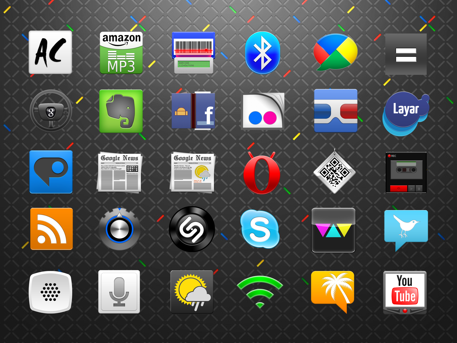   Free png android icon pack